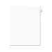 Avery 01402 - Avery-Style Legal Side Tab Dividers, One-Tab, Title B, Letter, White, 25/Pack-AVE01402
