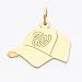 14K Washington Nationals Large Hat Charm