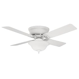 Hunter Ceiling Fans 22375 48 Low Profile IV Plus Fan - White Light Kit Traditional Indoor... by Amazon-Hunter
