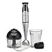 Cuisinart Brushed Stainless Steel Smart Stick Hand Blender with Whisk & Chopper Attachments