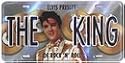 Elvis Presley License Plate THE KING