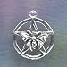 Transformation Talisman Wiccan Butterfly Pentacle Pentagram Jewelry Charm