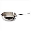 Mauviel Mcook Collection Curved Splayed Saut&eacute; Pan, 6.3 Inch Diameter, Stainless Steel