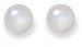 14k Yellow Gold 6.5-7mm Akoya Pearl Stud Earrings