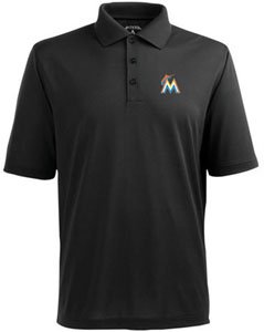 Miami Marlins Pique Xtra Lite Polo Shirt (Team Color) - X-Large
