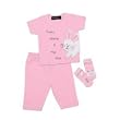 Mud Pie Baby E I E I O Bunny Clothing Set