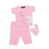 Mud Pie Baby E I E I O Bunny Clothing Set