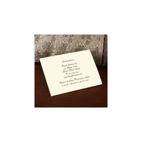 Petite Accommodation Card - Horizontal Ecru