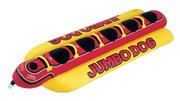 New KWIKTEK JUMBO HOT DOG 5 RIDER TUBE Deluxe Nylon-Wrapped Handles W/ Neoprene Knuckle Guards
