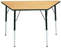 Royal Seating 2276C 2200 Series Colored Top Activity Table- Black Frame (24
