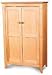Double Door Cabinet with Wooden Doors