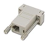 Cables to Go Modular Adapter - Serial RS-232 adapter - RJ-12 (F) - DB-15 (M) - beige