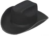 Child's Permalux Black Cowboy Costume Hat