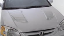 Auto Ventshade Hood Turbo Vents - Large Dual, for the 2001 Honda CR-V