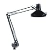 Ledu L445BK Professional Fluorescent/Incandescent Swing Arm, Clamp-on Lamp