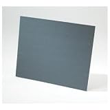 Norton (NOR39383) Black Ice Waterproof Sanding Paper Sheets, Grit P600B, 9" X 11"", (5) Package of 50