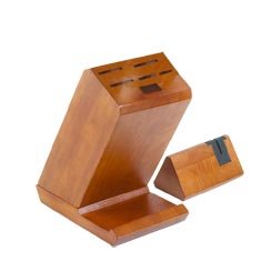 Farberware 6 Slot Block w/Honey Finish