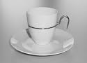 gemiini Set of two Coffee Cups and Saucers by mono