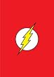 The Flash Symbol -- DC Comics -- Oversized Fabric Poster