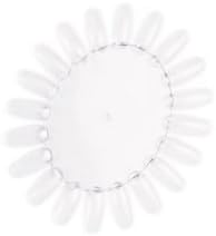 10 Pcs Clear Round Nail Art Tips Display Practice Wheel Tool Product Features