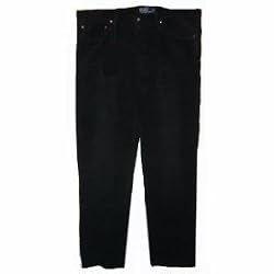 Men's Polo By Ralph Lauren Pants Black Corduroy Many Sizes Available