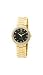 Jules Jurgensen 5212 Mens Wristwatch Mineral Crystal Brass Case Black Dial Precise Swiss-Quartz New