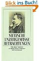 Unzeitgem��e Betrachtungen (insel taschenbuch)