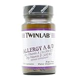 Health Genesis - TwinLab - Allergy A&D 10,000 IU/400 IU - 100 caps