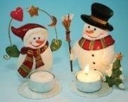 Childrens Toyshop  Spielwaren : Teelichthalter Weihnachten 14x10 metall