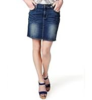 Limited Collection Cotton Rich Denim Mini Skirt