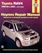 Book Haynes Toyota RAV4 1996 thru 2002 (Haynes Manuals)