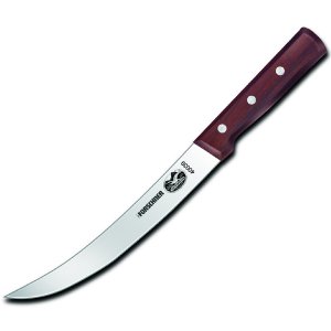 Butcher, Breaking, Curved, Rosewood, 8 in. (40039) Category: Butcher Cutlery by Victorinox