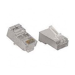 Roline Modular 10x Stecker 8/8 geschirmt RJ45 Cat5e STP