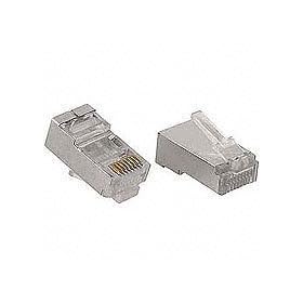 SECOMP 10x Stecker RJ45 Cat5e geschirmt STP Modula