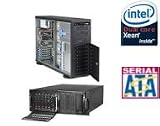 Supermicro Dual Core Xeon 4U/Tower Hot Swap SATA RAID Server / Intel Dual Core Xeon 2.8 GHz, 1GB DDR2 ECC/REG, 250GB HD x 2 by ANTOnline