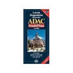 ADAC Stadtpl�ne, Heppenheim (Bergstra�e) mit Laudenbach