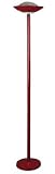 Traditional Simple Halogen Floor Lamp- Burgundy