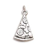 Sterling Silver Slice of Pizza Charm