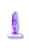 Iridescent Butt Plug 4 1/2 Inch Purple Small