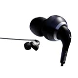 Philips Pro Noise-Isolate In-Ear Headphones - Black (SHE9800/27)