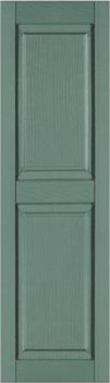 14.1 2 x 25 Exterior Plastic Raised Panel Shutter