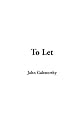 To Let (The Forsyte Saga)
