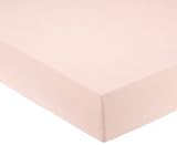 Pinolino 540004-7 - Spannbetttuch f&uuml;r Wiegen, Jersey, rosa