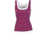 Misses Teez-Her Double Layer Ribbed Tank
