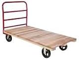 Akro-Mils Platform Truck - Series 1 - 27 x 54 in. Deck - 6 in. Mold-on Rubber Casters