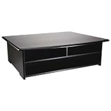 Rolodex 82431 Wood Tones Printer Stand, 21W X 18D, Black