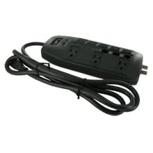 CCS25116 Premium Surge Protectors, 2520 Joules, 6 phone Cord, CCL