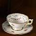 Wedgwood Harlequin Ribbon & Roses Teacup and Saucer Set 2-pc.