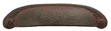 Hickory Hardware P3004-RI 3-Inch Refined Rustic Pull, Rustic Iron