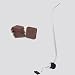Furniture Lifter 25" and 3"x3" Brown Furniture Slides Kit
